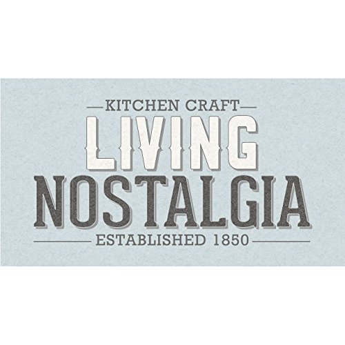 KitchenCraft Living Nostalgia Hanging Metal Peg Tin - Antique Cream