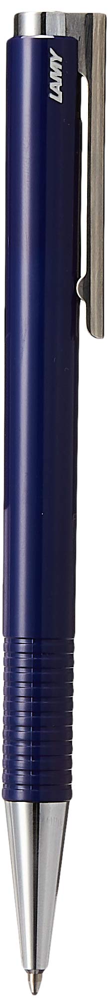 LAMY Shiny Blue Logo Ballpoint Pen with black ink (L204MBE)