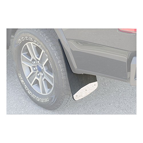 LUVERNE 250230 Front or Rear 12 x 20-Inch Textured Rubber Mud Guards Black Inch Inch Select Dodge Ram 1500, 2500, 3500