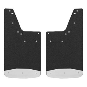 luverne 250233 front or rear 12-inch x 23-inch textured rubber mud guards, select dodge ram 1500, 2500, 3500