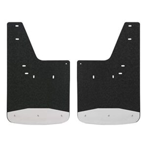 luverne truck equipment (250931) mud guard, rear, rubber, 12-inch x 20-inch , black