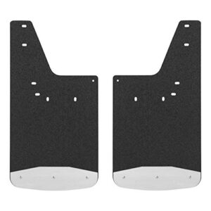 luverne 250933 rear 12-inch x 23-inch textured rubber mud guards, select dodge, ram 1500, 2500, 3500