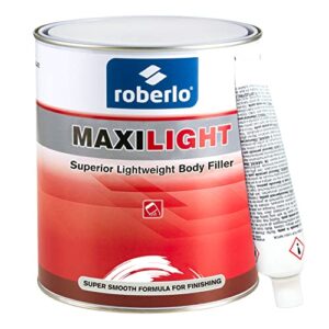 roberlo maxilight superior lightweight body filler - super smooth formula