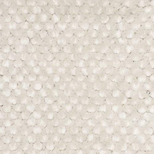 SAFAVIEH Saint Tropez Shag Collection 5' x 8' Snow White STS641W Handmade Solid 1-inch Thick Area Rug