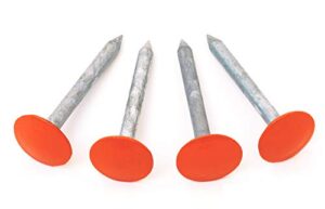 survey marker - 4 pack - low profile survey stakes (hi-vis orange)