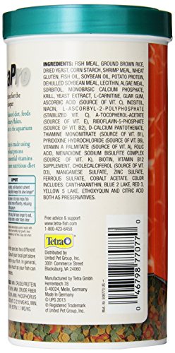 Tetra 77077 TetraPRO Goldfish Crisps for Fishes, 7.9 Ounce