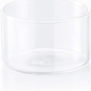 Borosil Small Glass Bowl for Dessert, 3.5 Oz, Set of 6, Mini Ramekins for Baking, Lightweight Borosilicate Glass, Clear Glass Bowls for Serving Dips & Sauce - Oven Safe, Microwave & Dishwasher Safe