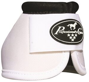 professional's choice ★ ballistic no turn overreach bell boots all colors & sizes (white, medium)