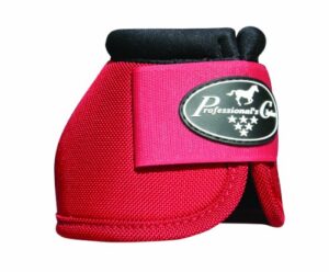 professional's choice ★ ballistic no turn overreach bell boots all colors & sizes (crimson red, xl)