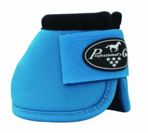 professional's choice ★ ballistic no turn overreach bell boots (pacific blue, large)