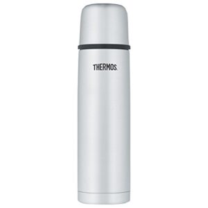 thermos vacuum insulated compact stainless steel beverage bottle, 34-ounce (fbb1000ss4)