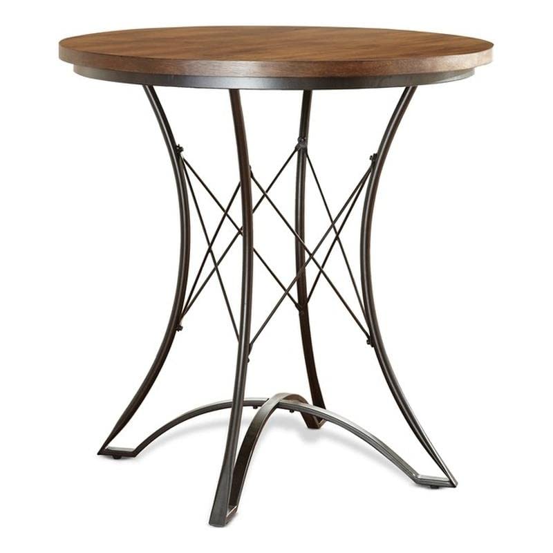 Steve Silver Company Adele Round Counter Dining Table, Brown