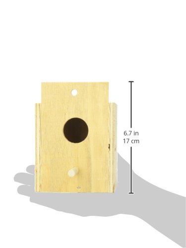 YML Assembled Wooden Nest Box for Outside Mount, Small