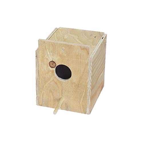 YML Assembled Wooden Nest Box for Outside Mount, Small