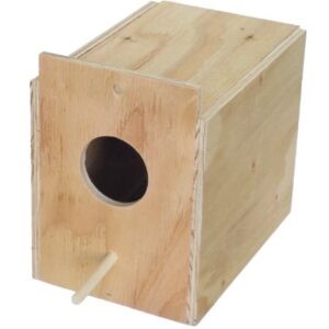 YML Assembled Wooden Nest Box for Outside Mount, Large