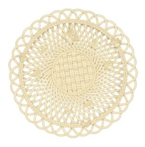 belleek 7625 fleur centerpiece basket, white, 9.6-inch