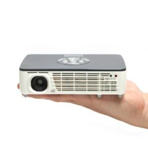 AAXA P450 Pico/Micro Projector with LED, WXGA 1280x800 Resolution, 450 Lumens, Pocket Size, HDMI, Mini-VGA, 15,000 Hour LED Life, Media Player, DLP Projector