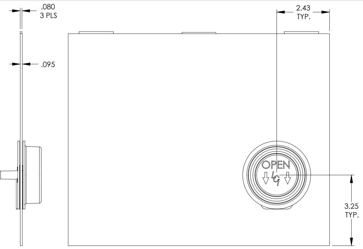 Lippert Replacement RV Screen Door Slider Panel with Push-Down Knob Opener, No Assembly, Easy Installation, Made from Durable Plastic - 239061, White