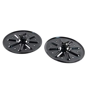 lippert components - 314667 9" round landing gear foot pad - 2 pack