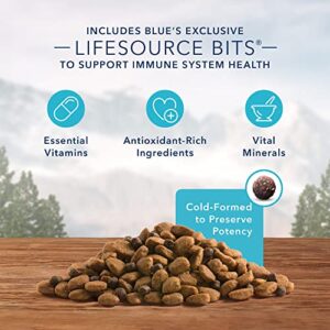 Blue Buffalo Wilderness Rocky Mountain Recipe High Protein, Natural Senior Dry Dog Food, Red Meat 22-lb