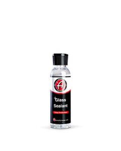 adam's glass sealant 2.0 4oz - super concentrated, easy application - water simply rolls off treated surfaces - designed to bead water and keep glass clean