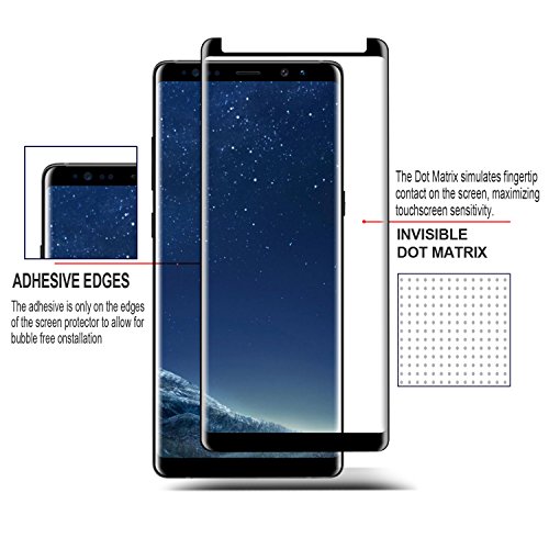 iAnder [2-PACK] Galaxy S8 Screen Protector Glass [Easy Installation Tray], 3D Curved [Tempered Glass] Screen Protector for Galaxy S8 [Case Friendly]