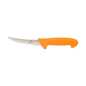 ultrasource boning knife, 5" curved/semi-flexible blade, polypropylene handle