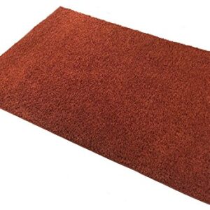 Shaggy Collection Solid Color Shag Area Rugs (Burnt Orange, 5'x7') (4097)