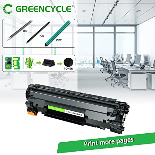 greencycle 8 PK Toner Cartridge Replacement Compatible for Canon 128 (3500B001AA) Black Toners use in Imageclass D530 MF4580dn MF4412