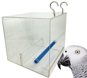 large tweeky clean seed bird feeder parrot toy toys african grey amazon tidy no mess