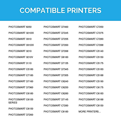 LD Products Remanufactured Replacements for HP 02 Ink Cartridges C8721WN with Smart Chip (Black, 4-Pack) for PhotoSmart C5180 C6180 C6280 C7250 C7280 C8180 D7145 D7155 D7160 D7168 D7245 D7255 D7260