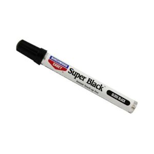 Birchwood Casey Long-Lasting Fast-Drying Super Black Touch-Up Pen for Deep Scratches and Worn Areas, GLOSS BLACK, 0.33 OUNCE