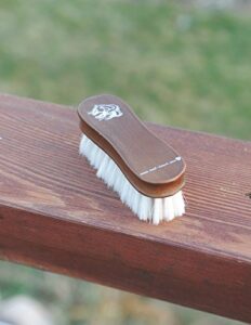 tail tamers w400 great grooves wood series horse face brush, small
