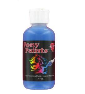 tail tamers ppnts-bl pony paints grooming chalk for horses, blue