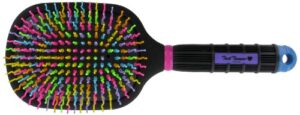 tail tamers 1000rb rainbow paddle mane and tail brush for horses