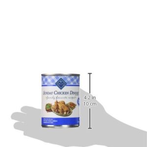 Blue Buffalo Family Favorites Natural Adult Wet Dog Food, Sunday Chicken 12.5-oz can (Pack of 12)