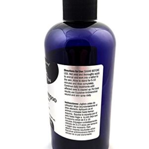 Medicated Shampoo (16 oz) with Chelated Silver, Veterinarian Formulated, Rapid Healing for Several Skin Issues. Cuts, Scrapes and Dry Itchy Skin