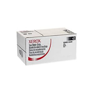 Xerox 008R13046 Tape Binder Strips, 11", Black, 500 Strips/Carton