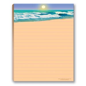 Stonehouse Collection Beach Notepad Pack - 4 Assorted Beach Notepads - USA Made