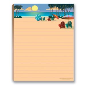 Stonehouse Collection Beach Notepad Pack - 4 Assorted Beach Notepads - USA Made