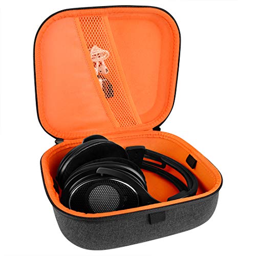 Geekria Headphones Case Compatible with Sennheiser HD650, HD600, HD380, PXC450, Sony MDR-XB200 ZX700 MDR-7506 V6 V700/ Headphone Full Size Hard Shell Large Carrying Case/Headset Travel Bag