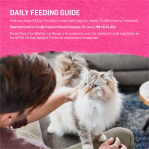 Purina Beyond Wild Salmon Recipe Grain Free Wet Cat Food Pate - (12) 3 oz. Cans