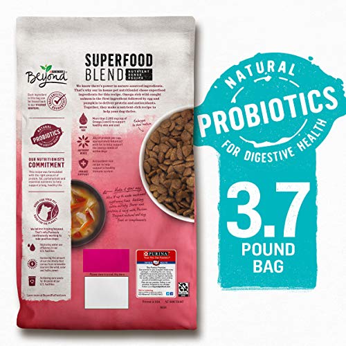 Purina Beyond Natural Dry Dog Food, Superfood Blend Salmon, Egg & Pumpkin Recipe - 3.7 lb. Bag