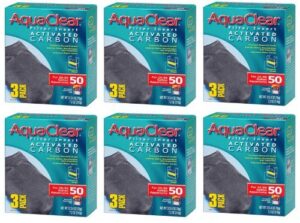 hagen aquaclear filter insert activated carbon (6-pack)