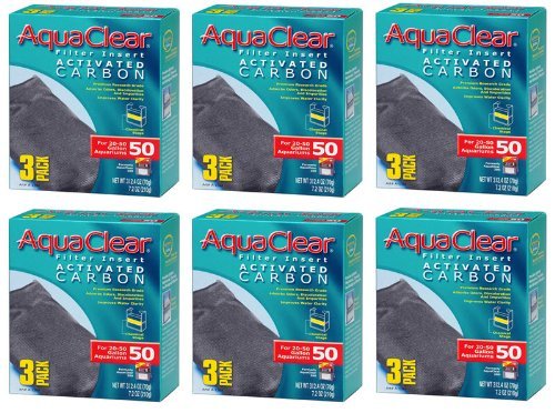 Hagen AquaClear Filter Insert Activated Carbon (6-Pack)