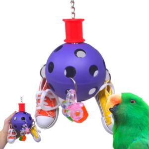 Bonka Bird Toys 813 Spin Sneaker Toy Parrot cage Cages African Grey Conures Amazon