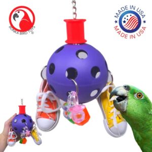 Bonka Bird Toys 813 Spin Sneaker Toy Parrot cage Cages African Grey Conures Amazon