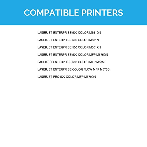 LD Products Remanufactured Toner Cartridge Replacements for HP 507X CE400X 507A CE400A (High Yield Black, 3-Pack) for use in Laserjet Enterprise M551n M551dn M551xh M570dw M570dn M575c M575dn M575f