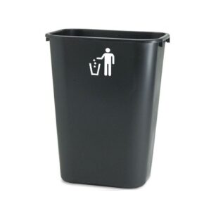Trash and Recycling Vinyl Sticker Decals for Trash/recycle Bin Can white BFP