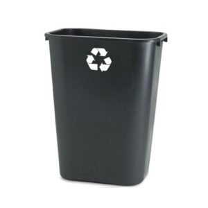 Trash and Recycling Vinyl Sticker Decals for Trash/recycle Bin Can white BFP